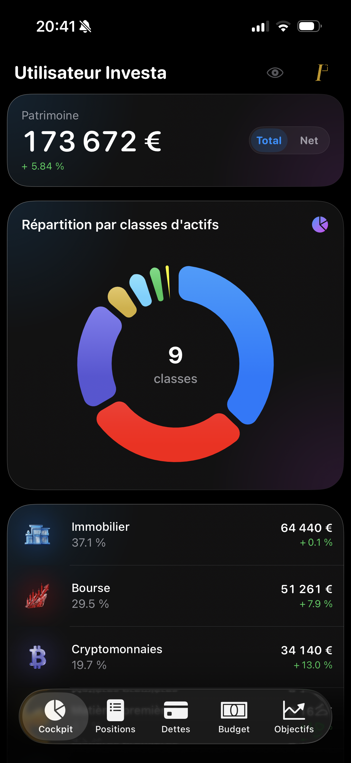 Application mobile Investa Patrimoine